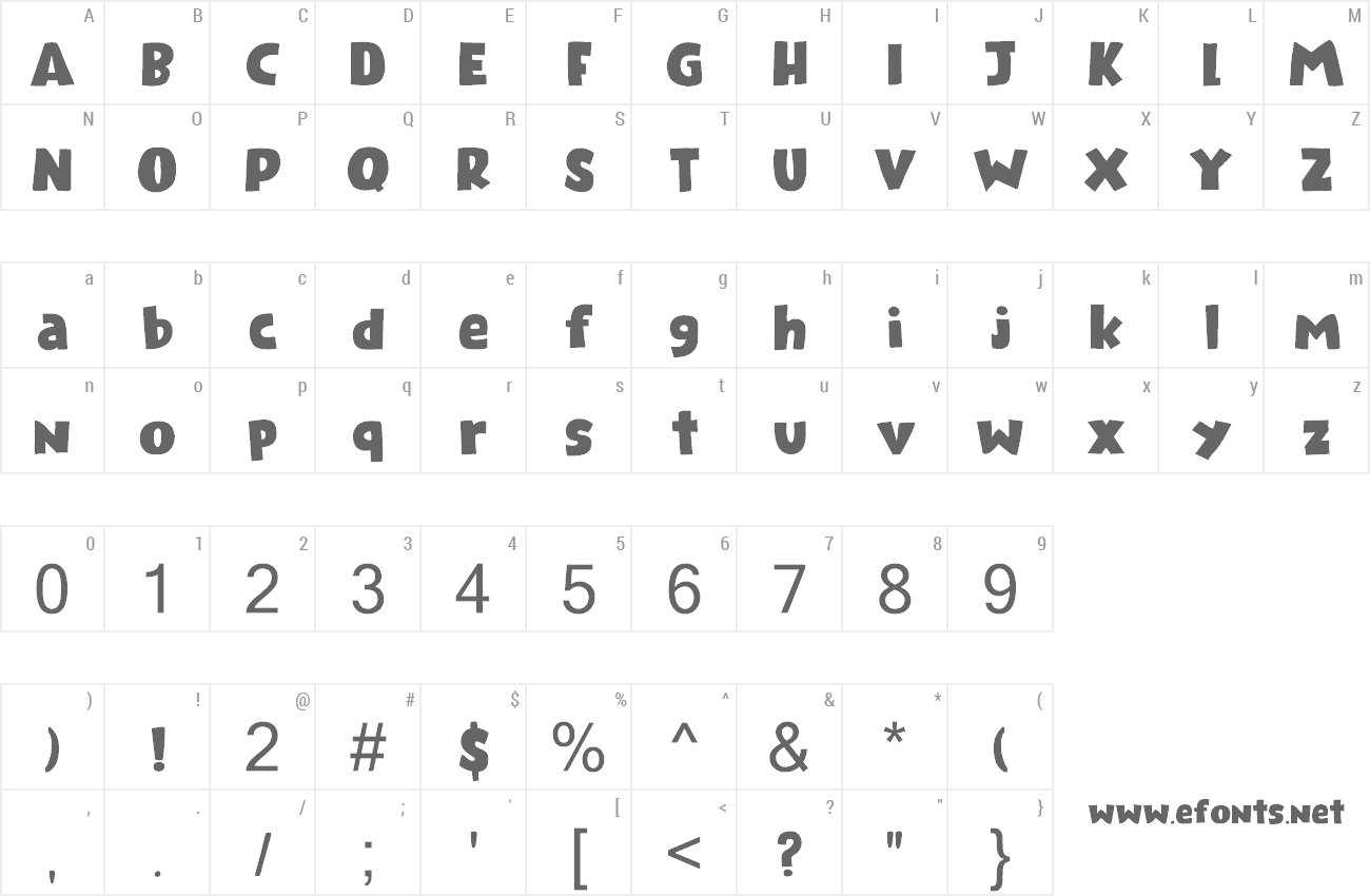 Font Kandij preview